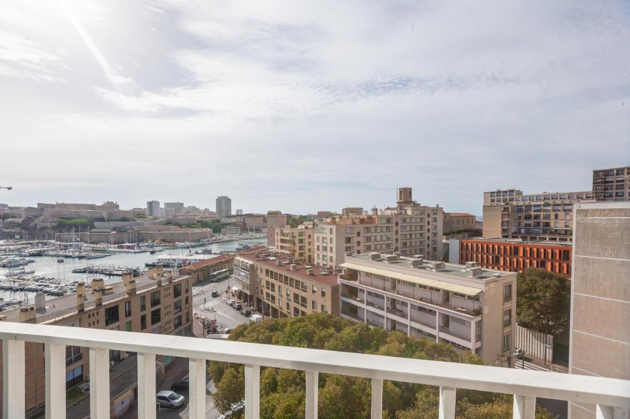 Le Saint Jean - Appt Avec Vue Sur Lentree Du Vieux Port Apartamento Marselha Exterior foto