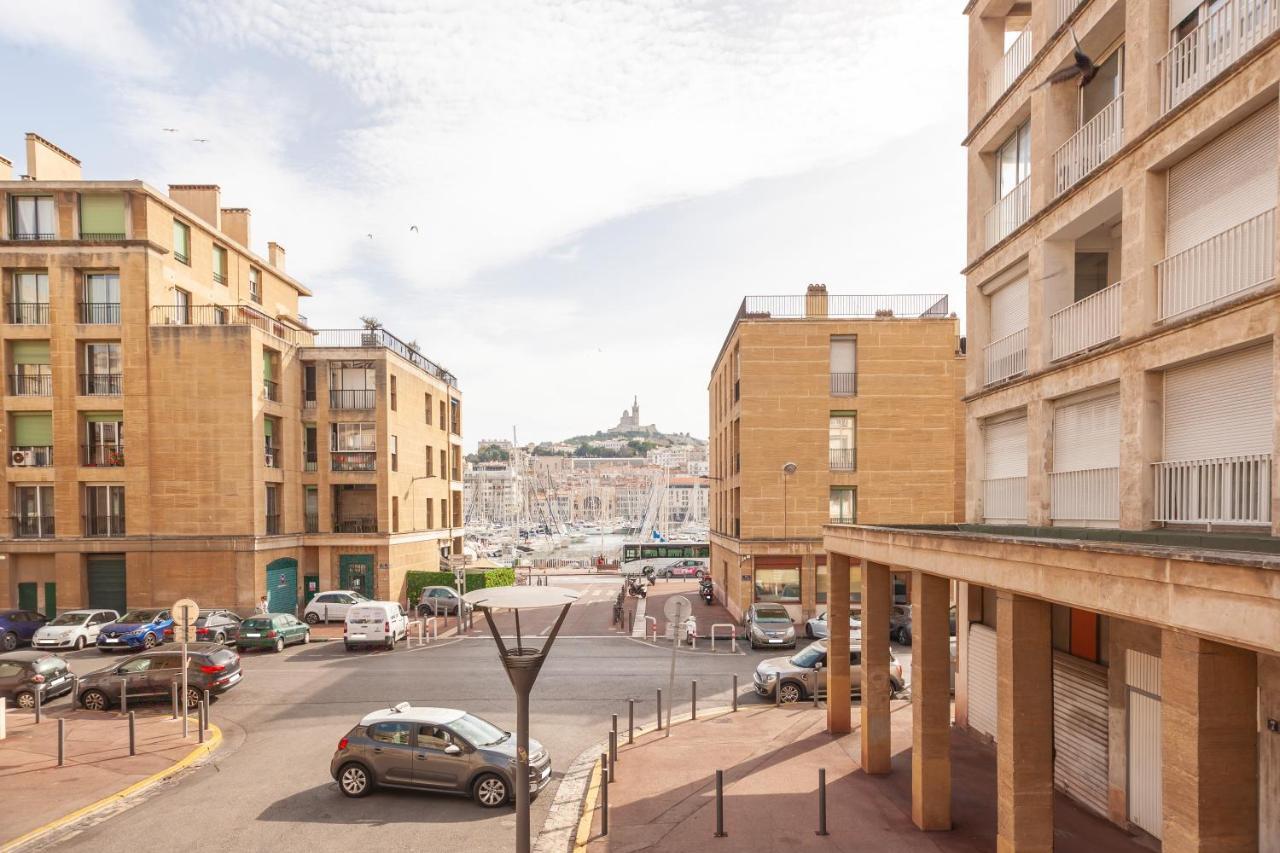 Le Saint Jean - Appt Avec Vue Sur Lentree Du Vieux Port Apartamento Marselha Exterior foto