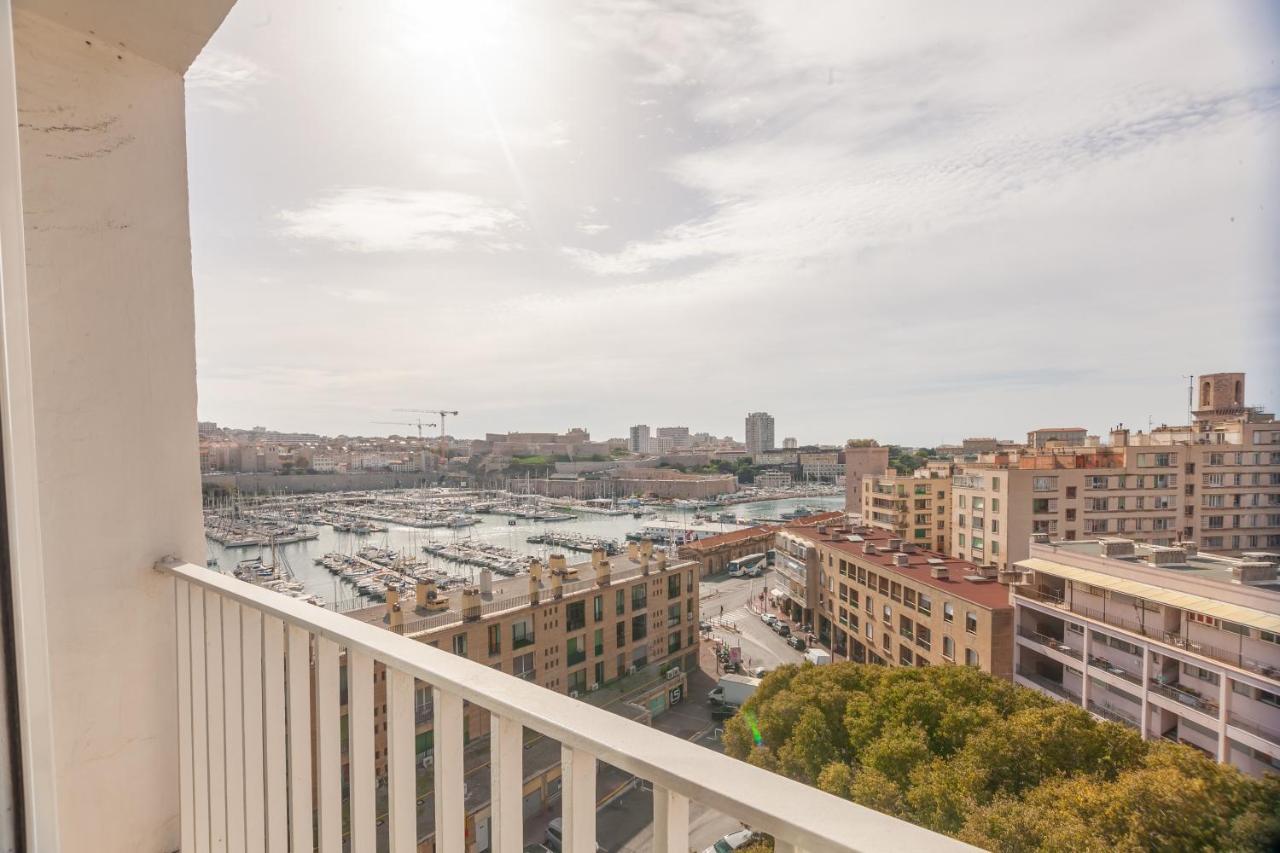 Le Saint Jean - Appt Avec Vue Sur Lentree Du Vieux Port Apartamento Marselha Exterior foto