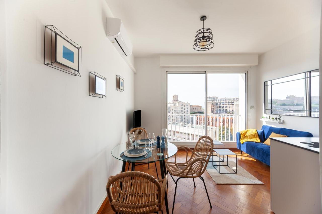 Le Saint Jean - Appt Avec Vue Sur Lentree Du Vieux Port Apartamento Marselha Exterior foto